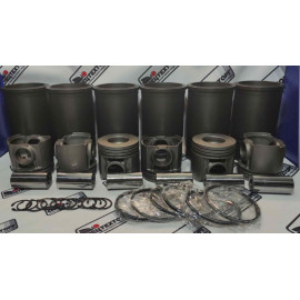 Поршнекомплект ДВС Komatsu s6d125e-2 6151-31-2410, 04065-04818, 6150-32-2030, 6151-22-2220, 6152-32-2610